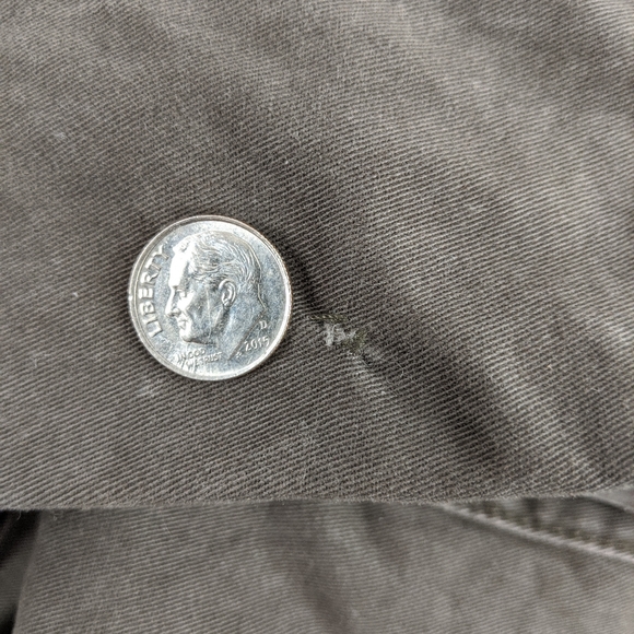 Moon Collection Moto Jacket Womens Sz Small Army Green Biker - Picture 14 of 16